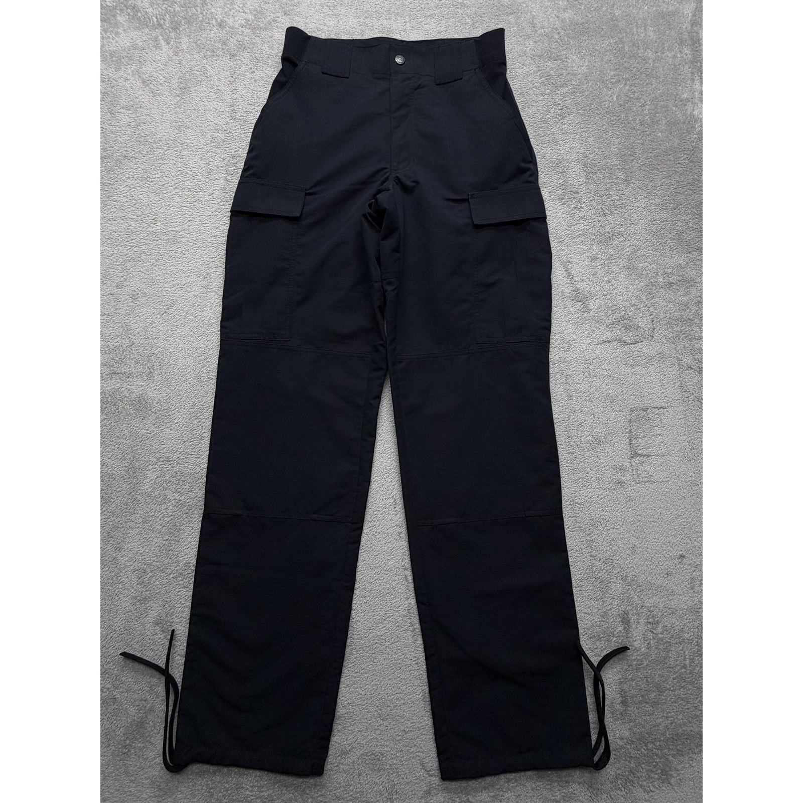 5.11 Tactical Pants Mens 28x34 Navy Ripstop Cargo Drawstring Hem Utility Field